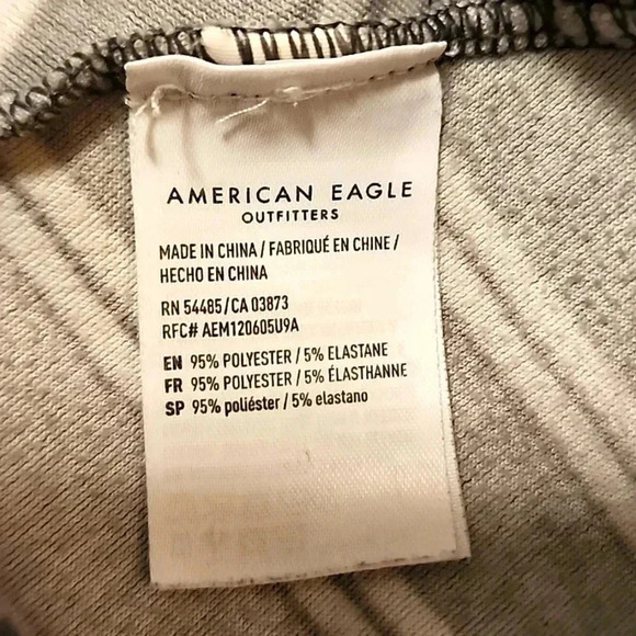 American Eagle Velour Striped Hoodie Dolman Sleeves-Size Large- NWOT 🦅 - Picture 5 of 7